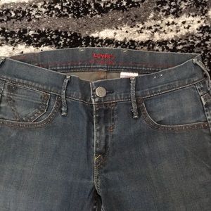 Levi's Women's Straight Leg Jeans - Dark Blue